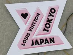 Louis Vuitton ルイヴィトン ノベルティ ステッカー ピンクLV