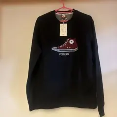 CONVERSE スニーカー刺繍 ブラック M