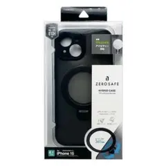 【美品】ZERO SAFE iPhone 15用 ハイブリッドケース