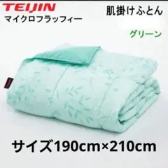 TEIJIN 掛け布団ダブルグリーンのサムネイル