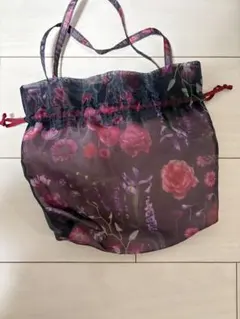 シビラ　花柄巾着バッグのサムネイル
