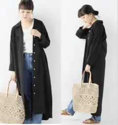 JOURNAL STANDARD ロングスリーブオープンカラーワンピース