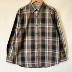 カーハート ボタンダウン オンブレチェックシャツ carharttコットンシャツ