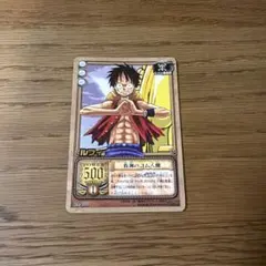 ONE PIECE 旧裏　カード　ルフィ　青海のゴム人間　レア　旧