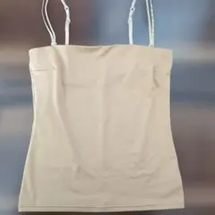 ベージュ キャミソール ストラップ調整可能のサムネイル