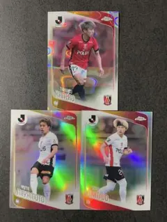 2026 Topps Chrome Jリーグ 浦和レッズ 3枚セット