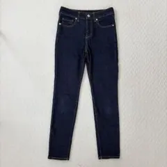 無印良品 スキニーデニムパンツ W23 L28のサムネイル