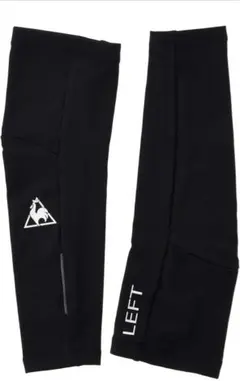 新品　le coq sportif アームウォーマー Sサイズ　ブラック　保温のサムネイル