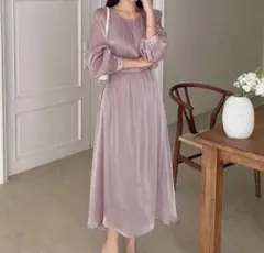 パーティドレス　M 薄紫