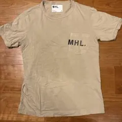 MHL. MARGARET HOWELL ポケットTシャツ ベージュ Mのサムネイル