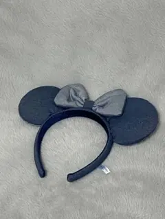 ミッキーマウス耳カチューシャ ダークブルー