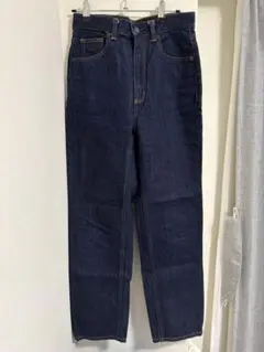 GU ダークブルー ストレートデニム　Sサイズ