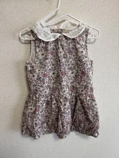 花柄ノースリーブワンピース90cm
