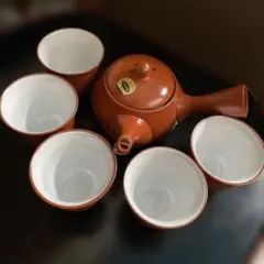 常滑焼 朱泥 茶器セット 雲仙窯