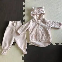 H&M パーカー 上下セット 56 1〜2m 女の子