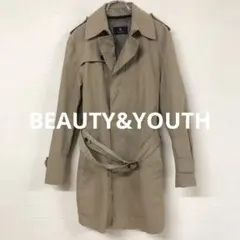 z-727 BEAUTY&YOUTH ベージュ トレンチコートのサムネイル
