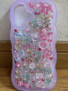 ハンドメイド iPhoneケース デコ電　iPhone17