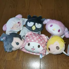 真天地開闢集団ジグザグ×サンリオキャラクターズ ぬいぐるみ 5点セット