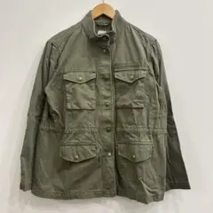 【R6】 GAP ギャップ ミリタリージャケット サイズM カーキ グリーン