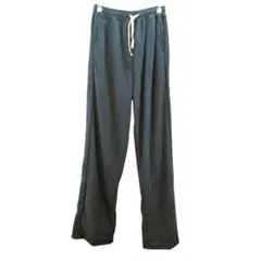 新品/匿名/メンズ ワイドパンツコーデュロイ ウエストゴム＆調整紐サイド切替M位