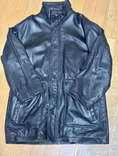 レザー　羊革　ブラック　黒ジャケット