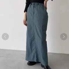 CANAL JEAN Elmar　ナイロンカーゴロングスカート アウトドアのサムネイル