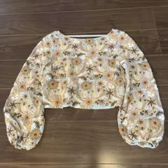 グレースコンチネンタル　花柄刺繍ブラウスのサムネイル