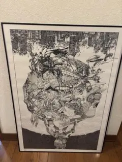 大友克洋　AKIRA B1オフィシャル　ポスター　フレーム　 入り　廃盤