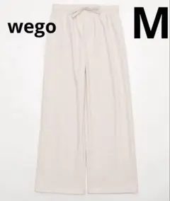 新品　裏ベロアワイドイージーパンツ Mサイズ