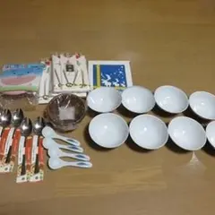 食器セット ボウル8個 スプーン4本 フォーク4本