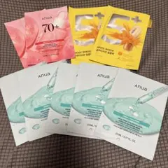Anua 桃70 ナイアシンPDRNナンバーズインビタミンC シートマスクセット