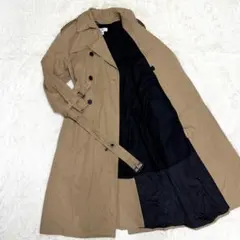 【美品】ハイク トレンチコート BIG LONG ライナー ベルト ベージュ Lのサムネイル