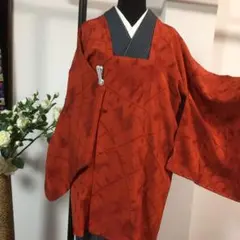 【ブルーマリン】198  道行コート 正絹 絞り染 袷 一越縮緬