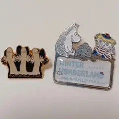 ムーミン　トゥーティッキ　ニョロニョロ　ピンズ　ピンバッジ　バッチ　レトロ