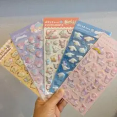 サンリオ　ぷくっとシール　５枚セット　マイメロ　クロミ シール帳　シール交換