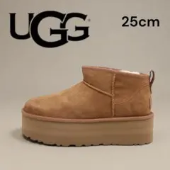 【新品】UGG アグ　クラシックウルトラミニ　チェスナット US8