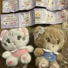 【2025.1月】mikko charactersぬいぐるみ2ムースとラテ