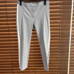 ZARA BASIC グレー スリムフィットパンツ