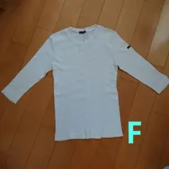 ホワイト 五分袖 Tシャツ