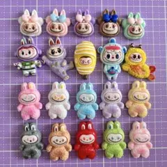 色んな ラブブ たくさん デコパーツ セット