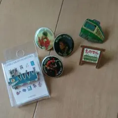 ピンバッチ6個セット品