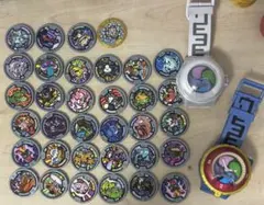 妖怪ウォッチメダルセット約70枚、とDX妖怪ウォッチ 本家カセット