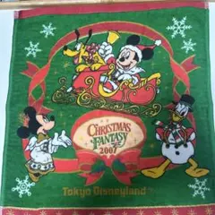 東京ディズニーランド　2007年　クリスマス　ハンドタオル