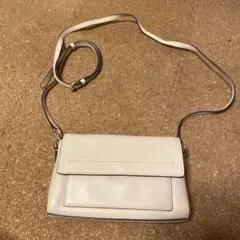 COLE HAAN ホワイト ショルダーバッグ　保存袋付き