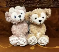 ディズニーシー　ダッフィー & シェリーメイ ぬいぐるみセット　マグネット付き