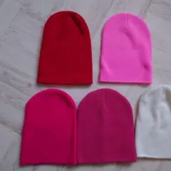 ニット帽子　5個セット　クリーニング済