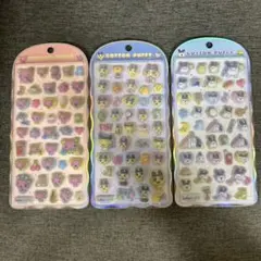 コットンパフィーシール たまごっち まめっち　ふらわっち　みみっち