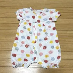 西松屋　ベビー　ロンパース　ヨーヨー　水風船　夏祭り　赤　黄色　60-70㎝