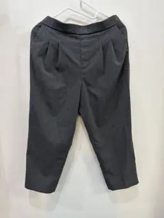 GLOBAL WORK レディース タック テーパードパンツ クロップドパンツ