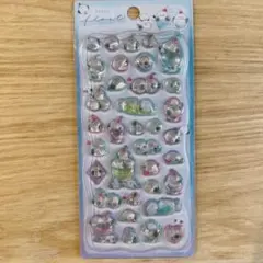 シマエナガ　ボンボンドロップシール